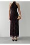 Stylish Dress with Halter Neck and Embroidery Detail - 5