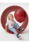 Short Sleeve Oversize Crew Neck Cotton T-Shirt with Ataturk Print - 2