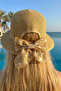 Women's Straw Hat – with Bow Accessory, Perfect for Daily Outfits - 3