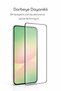 Samsung A57 Black Case Inner Fabric 2 Pieces Screen Protector Glass Anti Static Tempered - 6