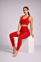 Ribbed High Waist Women's Leggings – Seamless Stretchy Fabric - 3