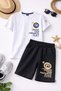 Boy's 2-Piece Set Comfortable Stylish Summer Shorts and T-Shirt Combination for Daily Use Comfortable Set - 7