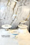 3-Piece Porcelain Modern Plate and Bowl Presentation Set & Salad, Appetizer, and Serving Set - 3