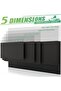 K KNODEL Large Office Leather Desk Mat, Mouse and Keyboard Pad, Computer and Laptop Mat, Desktop ) - 2