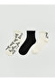 Alita City Lcw Dream Ecru Printed 3-Pack Women's Socks with a Difference