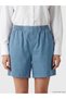 Elastic Waist Women's Jean Shorts (S6) - 3