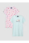 Peak New Season Hello Kitty Printed Girls' Nightgown 2-Piece Set