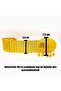 Grape Model – Gold Plated Women's Belt (with Hanging Pendant / Eyelet Buckle) - 7 Rows (Wide) - 5