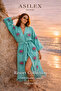 Oversize Muslin Kimono, Kaftan Women's 100% Cotton Beach and Resort Wear, Handmade Custom Design - 2