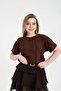 Women's Slim Backless Summer Blouse - 2