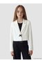 Alita City Girls' Blazer Jacket with Bow Detail