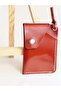 Father's Day Gift Genuine Leather Minimalist Tan Unisex Card Holder/Wallet - 5