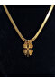 4-Leaf Clover Long Italian Chain Steel Chain Gift for Lover
