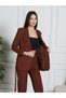 Shawl Collar Belted Lined Suit - 6