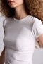 Fitted Crew Neck Short Sleeve T-Shirt H6241Ax26Sm - 4