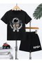 Nasa Printed Kids T-Shirt Shorts Bottom-Top Set