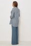 Striped Muslin Shirt Collar Tunic 46513 - 4