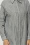 Striped Muslin Shirt Collar Tunic 46513 - 3