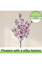 180cm Artificial Cherry Blossom Tree with White Planter, Faux Pink Sakura Flowers for Home Decor - 8