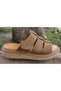 26322517 Women's Genuine Suede Leather Anatomical Ulta Comfort Sole Velcro Daily Premium Slippers - 2