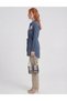 Sequin Embroidered Modal Tunic Dark Navy Blue - 5