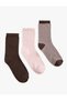 Multicolored 3-Piece Sock Set