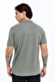 Zippered Polo Collar Men's T-Shirt 2738 Light Khaki - 5