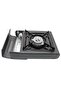 Portable Butane Camping Stove - Single Burner Outdoor Gas Cooker with Case & Automatic Ignition - 4