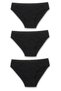 Women's Panties 3 Pack Lycra Cotton Wide Elastic Waistband Transparent - 2