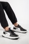 Men's Black Premium Polyurethane Lightweight Orthopedic Stitched Sole Daily Sports Walking Shoes Sneakers - 7