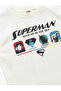 تي شيرت بدون أكمام برقبة دائرية مطبوع عليه سوبرمان مرخص - 3