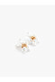 Beaded Flower Earrings - 3