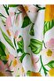 Lemon Patterned 100% Cotton Satin Single Duvet Cover Set 160X220 cm - Without Sheet - 3