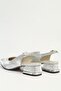 Silver Women's Heeled Shoes Pc-55802 - 3