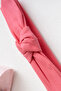 Baby Girl Dress Summer Strawberry Patterned Bow Detailed Bandana Light Pink - 7