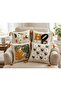 (4 Pcs) Punch Embroidered Cushion Cover with Tassels 43X43Cm - 2