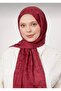 شال جاكار إيطالي بنقشة الفهد - لون الكرز - 3