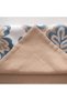 Verona Elegant Garden Double 100% Aegean Cotton Duvet Cover Set - with Sheets - 4 Pillows Cream-Brown - 6
