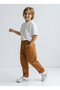 2-Pack Boys' Cotton Linen Boyfriend Pants (Khaki&Brown) - 7