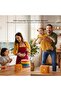 SOUNDBRIX Magnetic Stackable Bluetooth Speaker - Water Resistant - 5H Playtime - Orange - 3