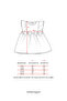 Baby Girl Dress Summer Strawberry Patterned Bow Detailed Bandana Light Pink - 8
