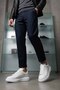 Men's White Sneakers - Thick-Soled Casual Sports Shoes - Comfortable and Stylish Design - 7