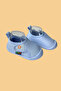 Mamba Kids Blue Barefoot Non-Slip Flexible Sole Velcro First Step Casual Shoes - 4