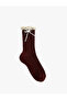 Lacy Bow Socket Socks - 2