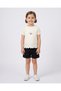 Dar Kalip! Girl's Summer Denim Shorts with Heart Print, Stylish 2-Piece Top and Bottom Set for Ages 3-4-5-6-7-8-9-10 - 3