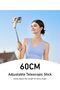 Magnetic Mini Selfie Stick with Remote Control, Wheel Zoom, 60cm Adjustable Telescopic Stick - 2
