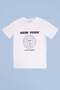 100% Cotton New York Text Printed Boys' T-Shirt - 3
