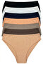 Girl's Underpants 7 Pack Cotton Lycra Camisole Ribbed Ribbed - 2