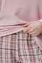 Women's Cotton Pajama Set Long Sleeve Plaid Bottom Comfortable Home Wear Winter Pajamas - 8
