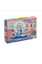 DIY Ferris Wheel and Train Track Educational Building Toy Set with Amusement Park Themed Ferris Wheel and Penguin Figures - 5